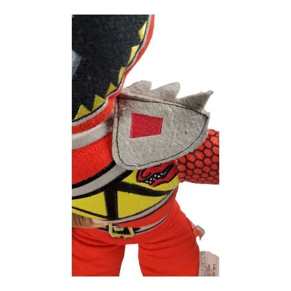 Hasbro Mighty Morphin Power Ranger Red Ranger Plush Soft Toy TV Show Series 21" - Picture 4 of 10